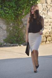 Yellow pencil skirt + SORTEO Nomination