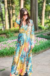 A palm print maxi + WIWW