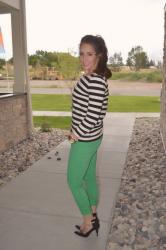 Green + Stripes