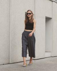 Grey culottes