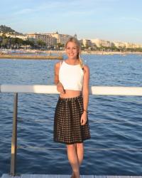 Sur la plage du Majestic
