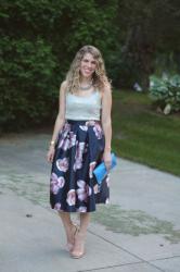 Confident Twosday: Floral Skirt Again