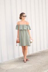 Army Green Ruffles