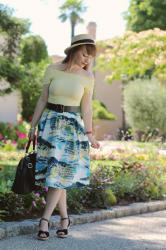 Outfit: the holiday skirt en vacance