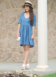 Velvet Heart:  The Tencel Dress