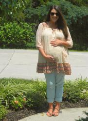 Casual Baby Bump Style