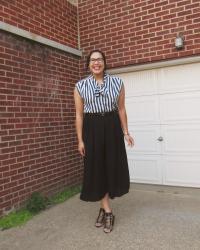 Glitter, Stripes and Culottes