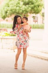 Lavender Floral Dress