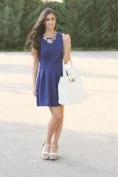 Romantic blue dress