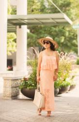 Two-Piece Lace Maxi // On Trend Tuesdays LinkUp