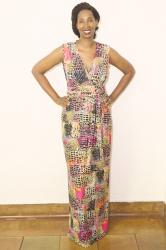 DIY Printed Maxi Dress