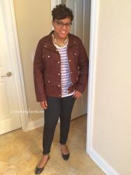 J. Crew Downtown Field Jacket--Deep Burgundy 