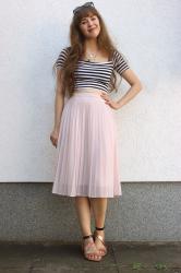 Midi skirt and Crop top