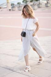OFF THE SHOULDER DRESS | EASY CHIC STYLE