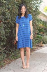 Purple and Turquoise...and More On Swing Dresses