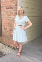 chambray dress 