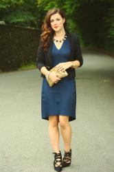 One Navy Dress for Day and Night