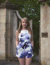 A Floral Playsuit In The Enchanted Gardens