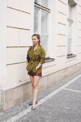 olive green jacket