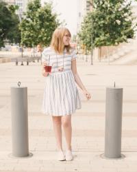 stripes and slip-ons