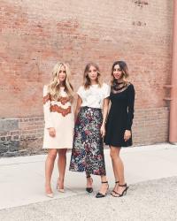 behind the scenes: flare + nordstrom