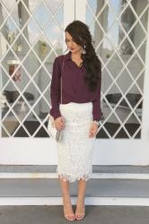 The Perfect Lace Skirt