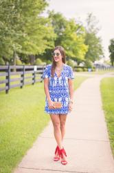 Print Shift Dress