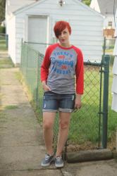 Cute Outfit of the Day: Baseball T