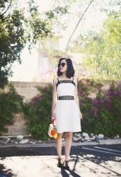Summer Date: Lace Dress & Bow Flats