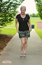 Leopard Slip Ons & Camo Shorts