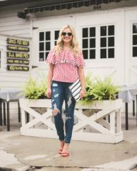 Ruffled Red Gingham