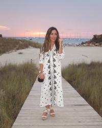 Long Dress in Formentera...