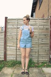 Dungarees & A Wooden Watch