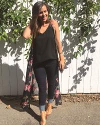 Floral Vest & Giveaway 