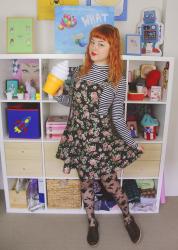 Head-To-Toe Florals & A Handmade Pinafore