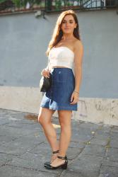 Denim skirt