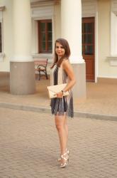 PARTY LOOK! | Swinging Ombre Tassel Dress