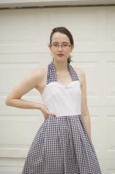 Vintage Sewing Project | 1950s Halter Sundress