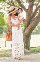 White Crochet Maxi // On Trend Tuesdays LinkUp