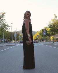 Long black dress