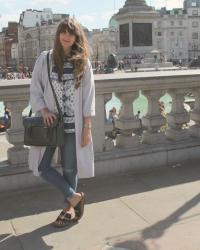 OOTD: Grey Duster Coat