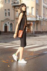 Midi Dress & Sneakers