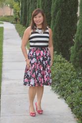 Throw Back Thursdays Fashion Link Up: Floral Dress