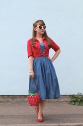 Outfit: strawberry style (so long, summer)