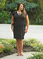 Little Black (Maternity) Dress