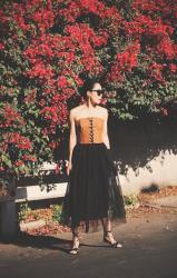 Modern Ballerina: Tulle Skirt & Gladiator Sandals