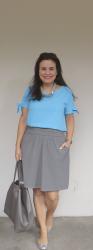 My grey Casual skirt 