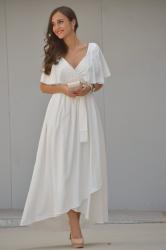 Long white dress