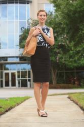 The black pencil skirt