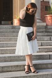 White Midi Skirt 